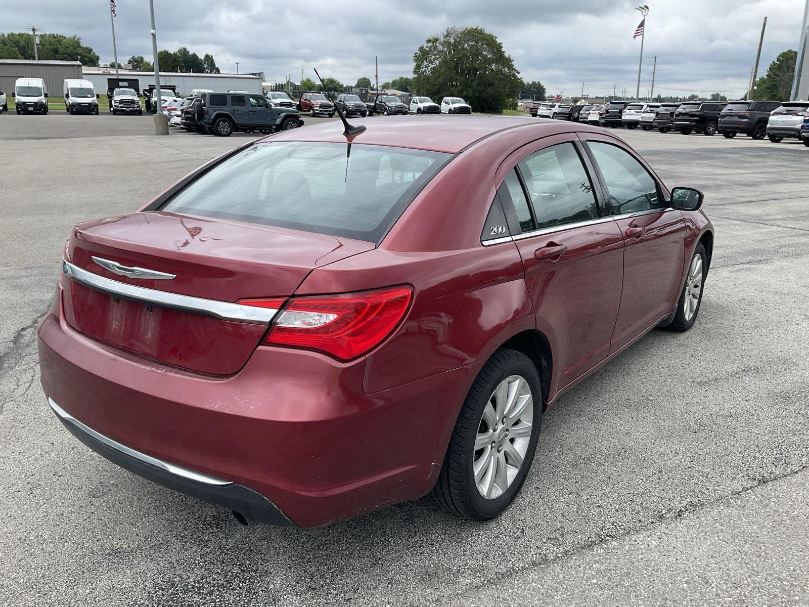 Used 2011 Deep Cherry Red Crystal Pearl Chrysler Touring image 6