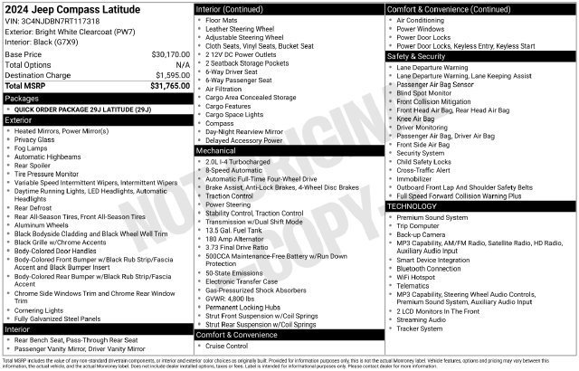 Used 2024  Jeep Latitude image 1