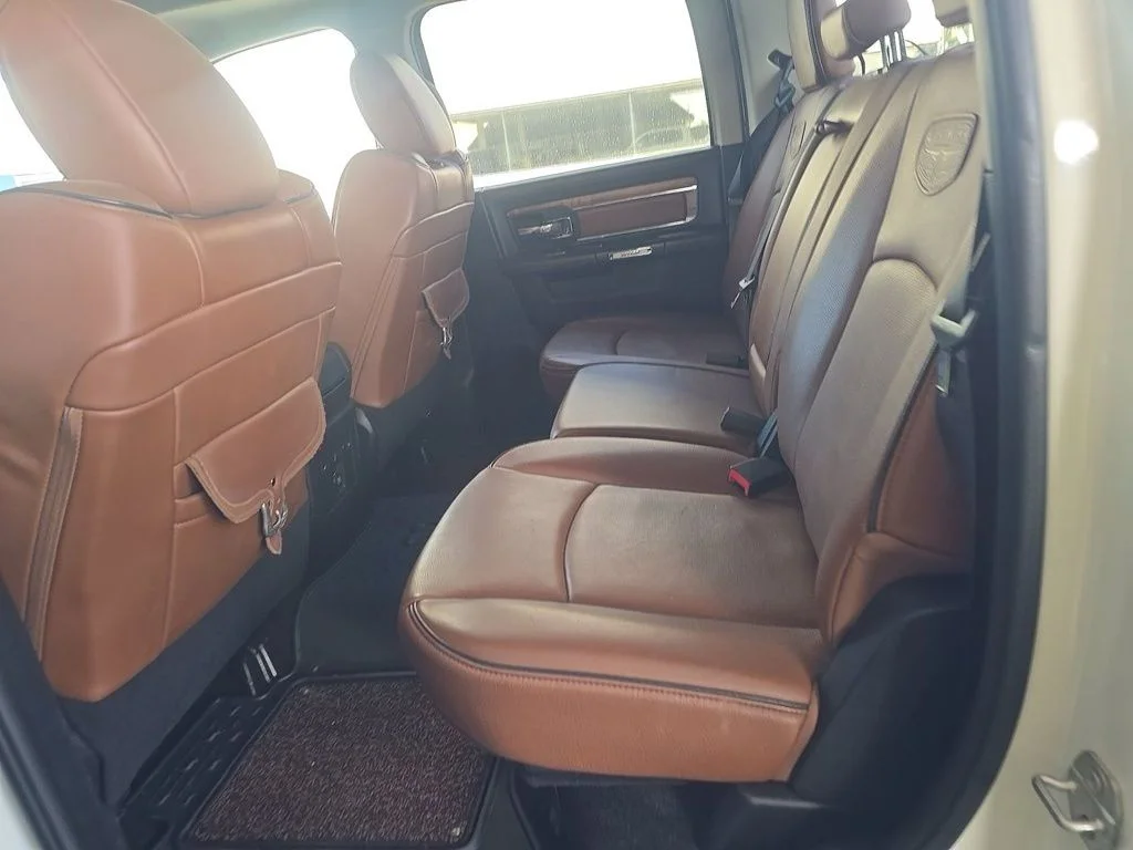 Used 2017 Pearl White Ram Laramie Longhorn image 8