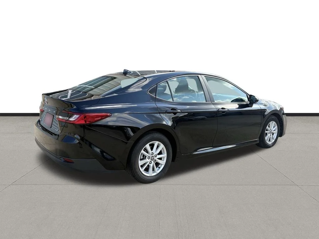 Used 2025 Midnight Black Metallic Toyota LE image 5