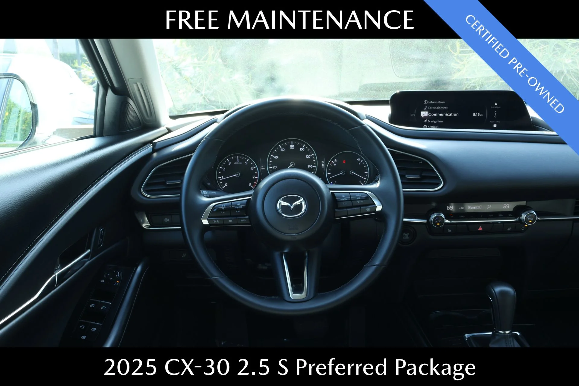 Certified Used 2025 White Mazda 2.5 S Preferred Package image 8