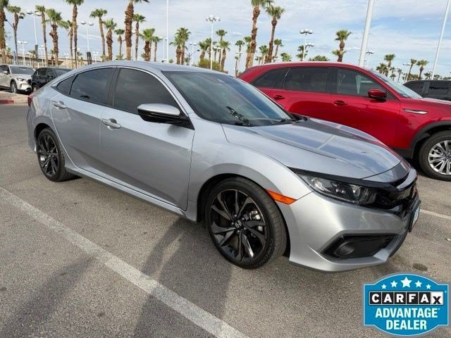 Used 2019 Lunar Silver Metallic Honda Sport image 2