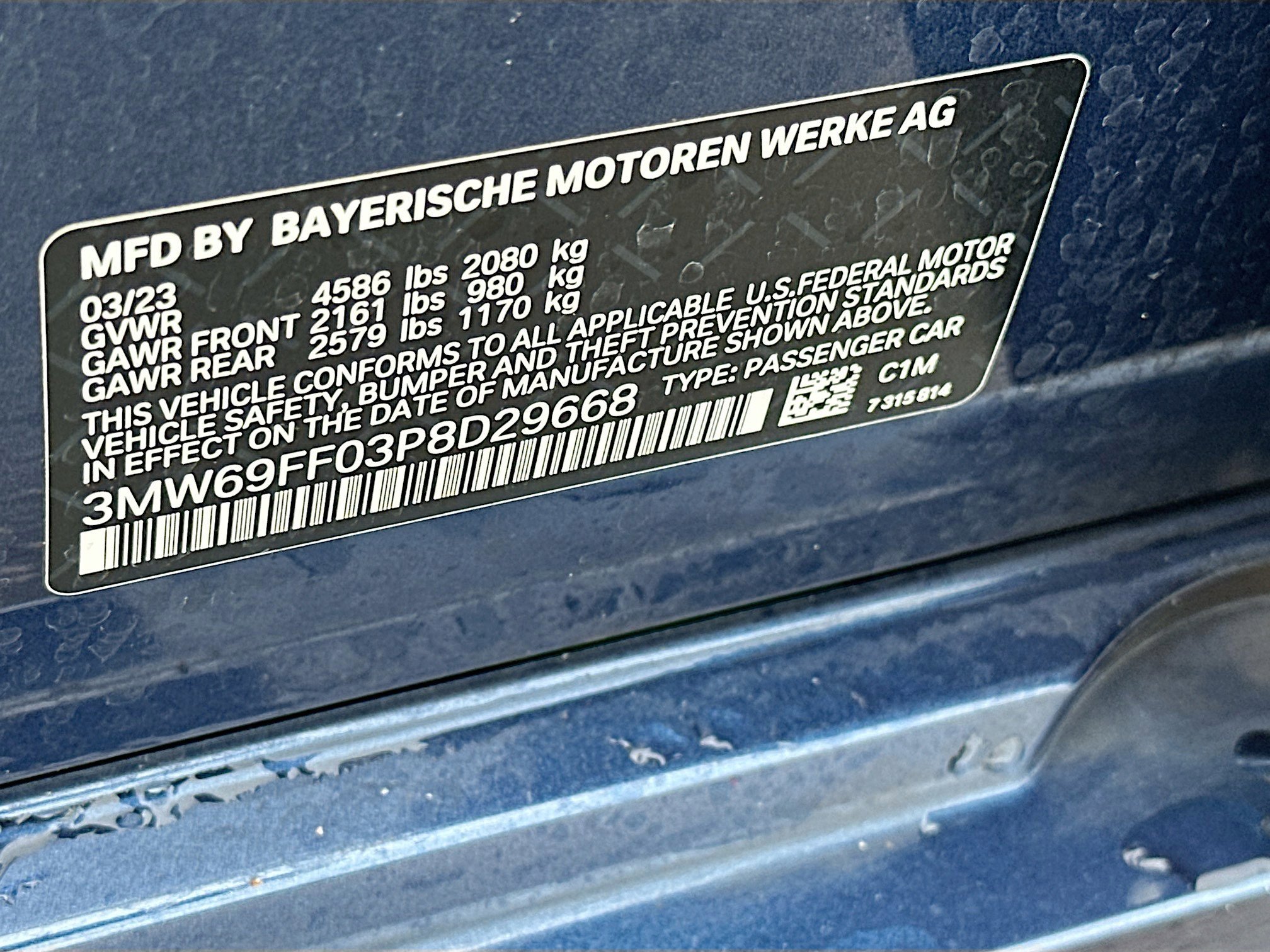 Used 2023 Phytonic Blue Metallic BMW 330i image 29