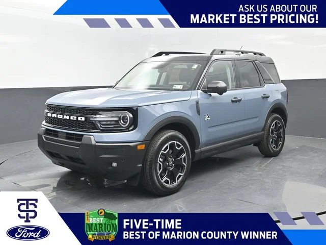 New 2026 Azure Gray Metallic Tri-Coat Ford Outer Banks® image 1