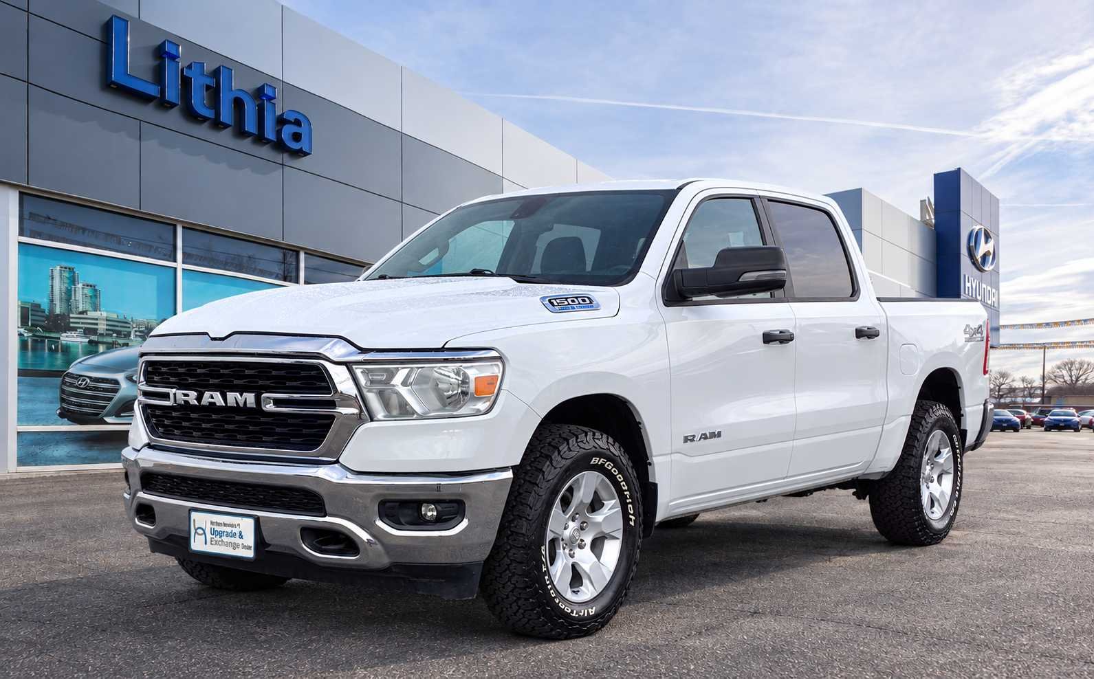 Used 2023 Bright White Clearcoat Ram Big Horn image 1