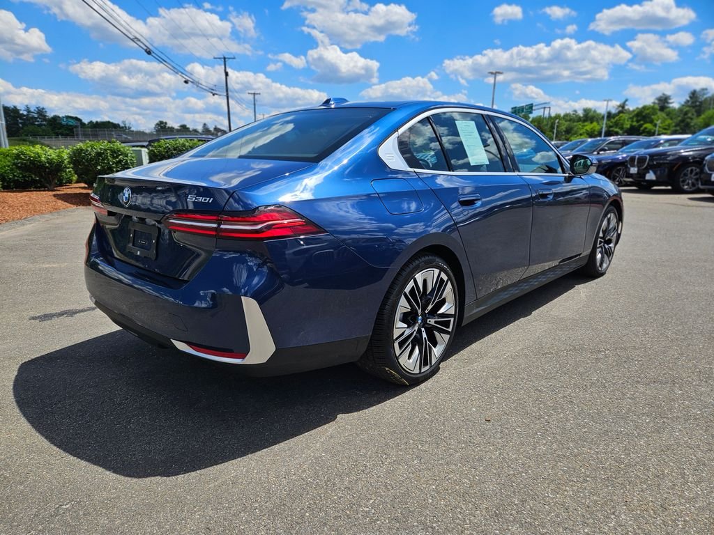 Certified Used 2024 Phytonic Blue Metallic BMW 530i xDrive image 8