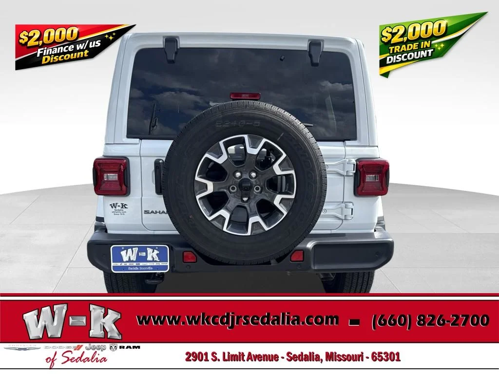 New 2026 White Jeep Sahara image 7