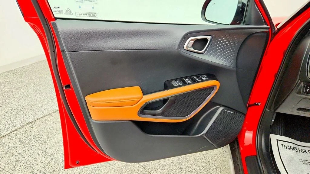 Used 2025 Inferno Red/Black Roof Kia EX FWD Soulmate Special Edition w/ harman/kardon & 18
