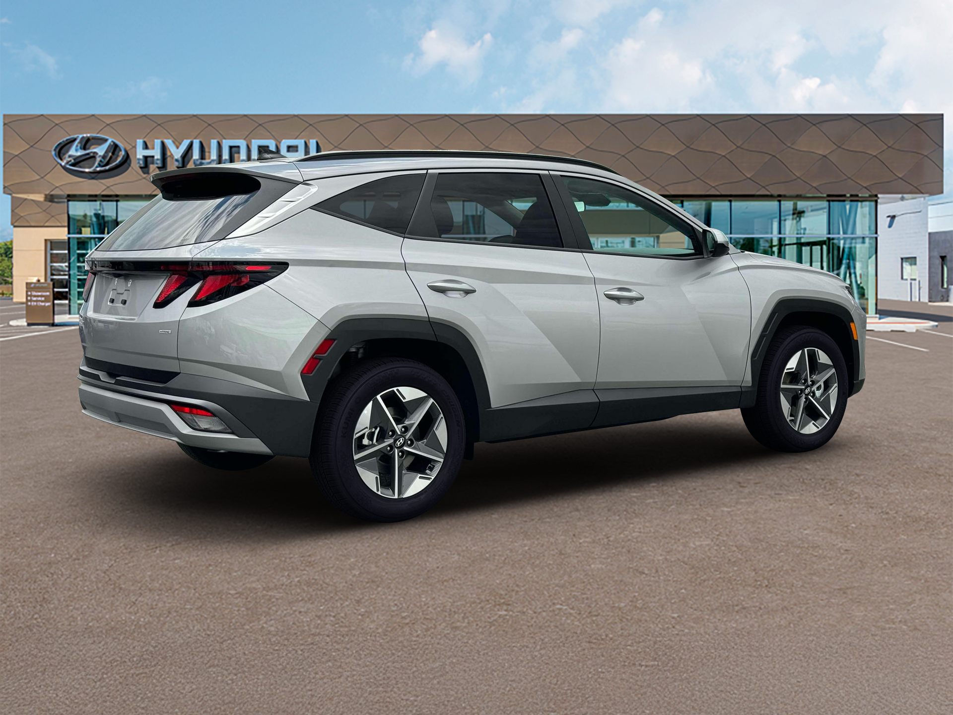 New 2026 Shimmering Silver Hyundai SEL AWD image 8