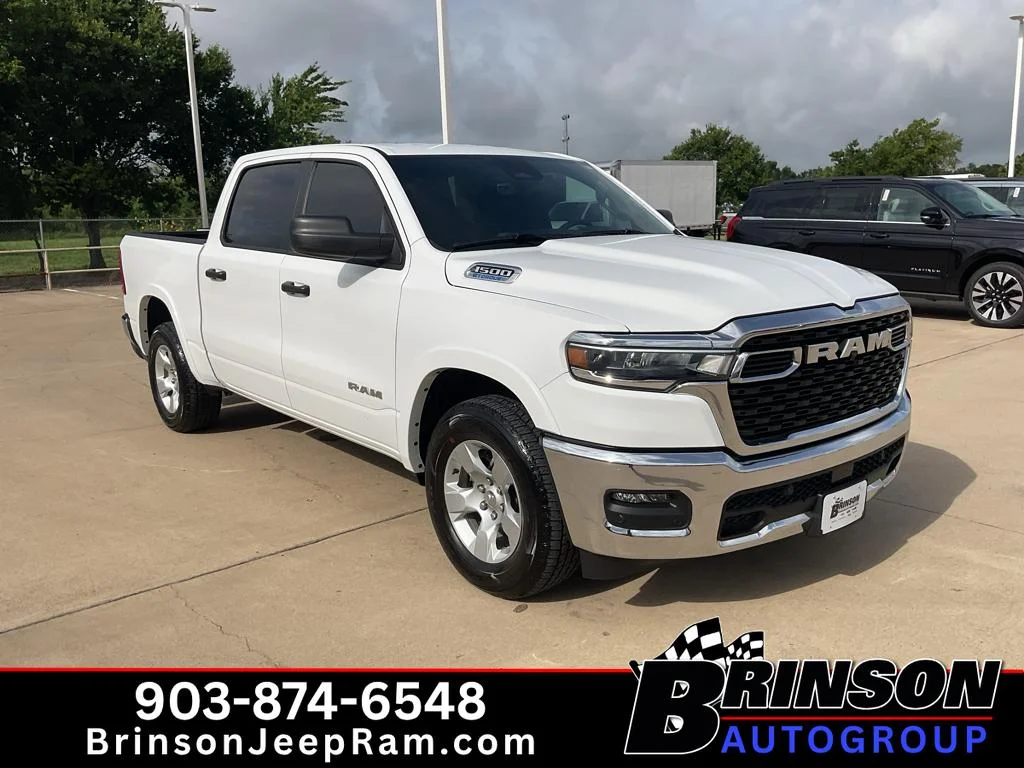 Used 2025 Bright White Clearcoat Ram Lone Star image 3