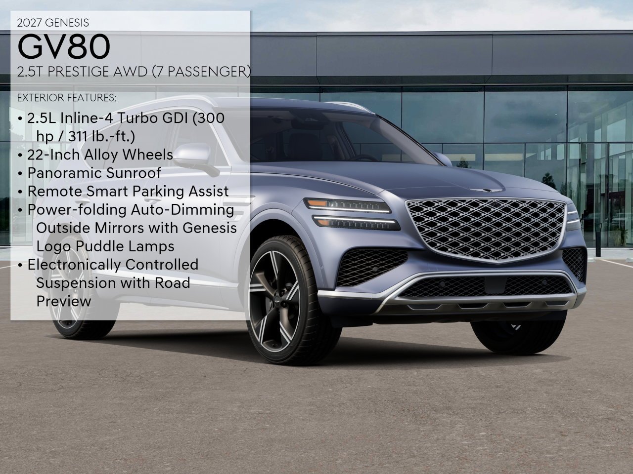 New 2027  Genesis 2.5T PRESTIGE image 3
