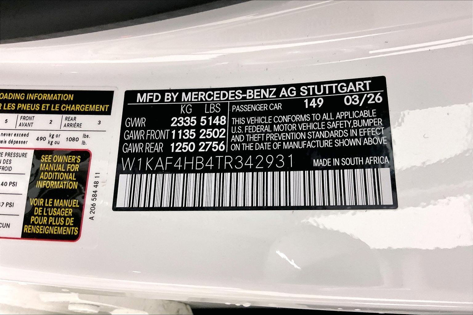 New 2026 Polar White Mercedes-Benz C 300 image 25