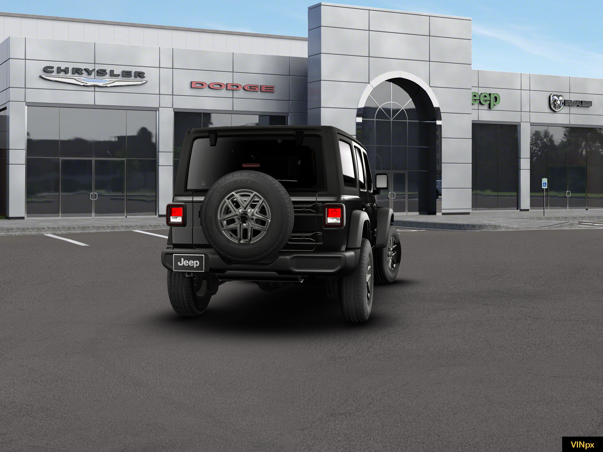 New 2026 Black Clear-Coat Exterior Paint Jeep Sport S image 26