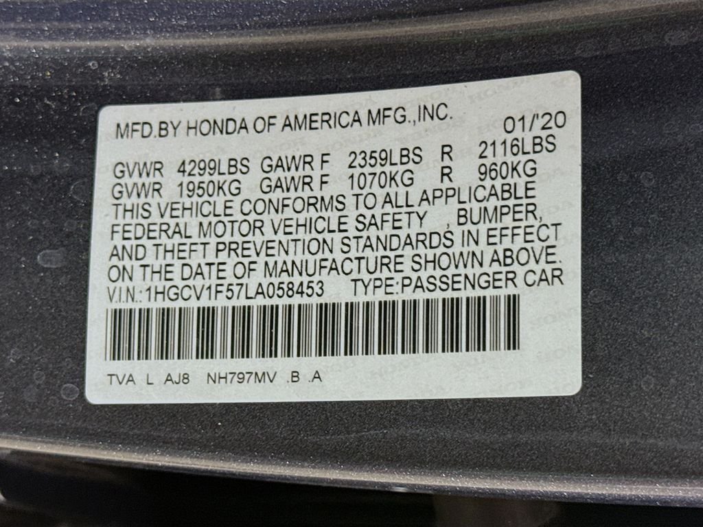 Used 2020 Modern Steel Metallic Honda EX-L image 21