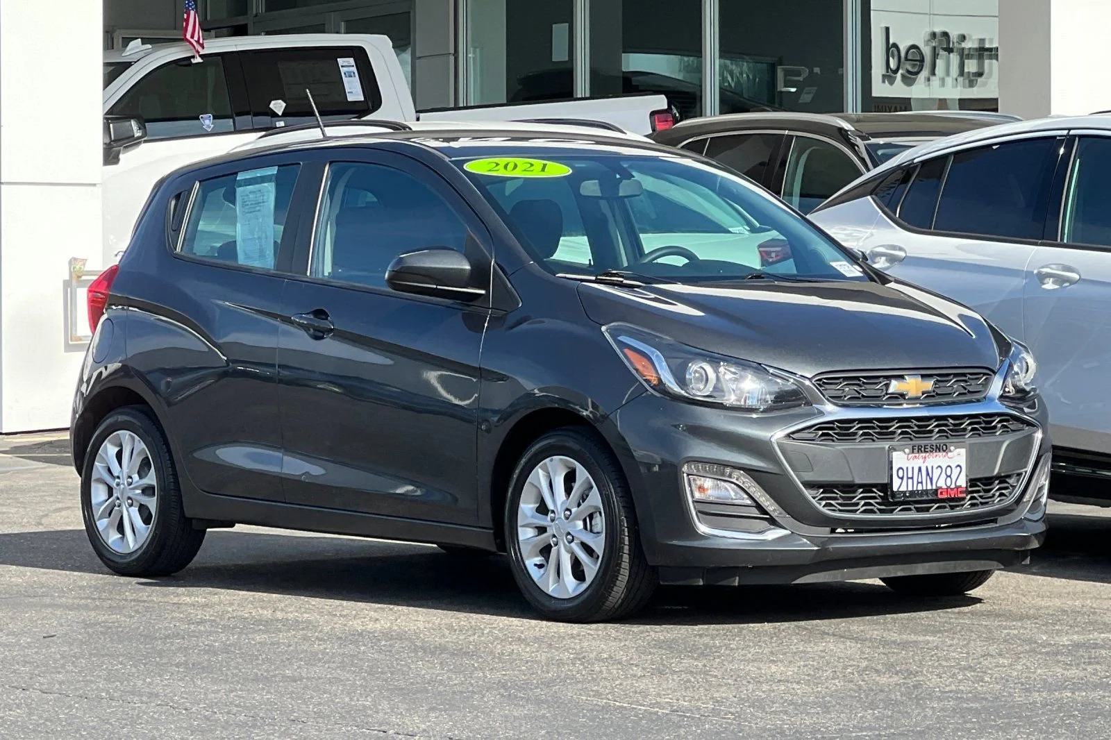 Used 2021 Chevrolet Spark 1LT with VIN KL8CD6SA5MC225635 for sale in Fresno, CA