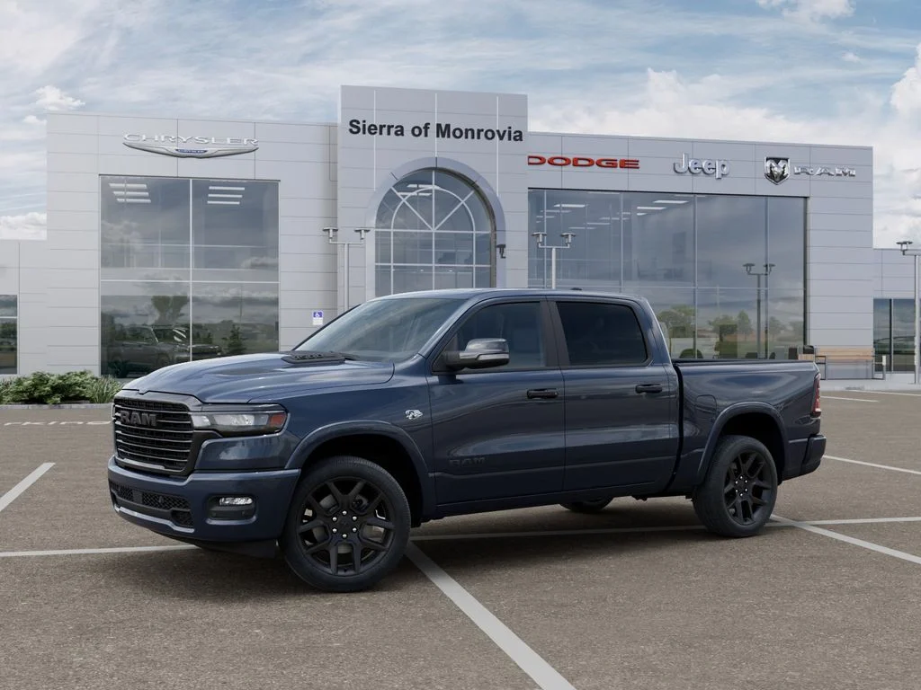 New 2026 Forged Blue Metallic Exterior Paint RAM Laramie image 2