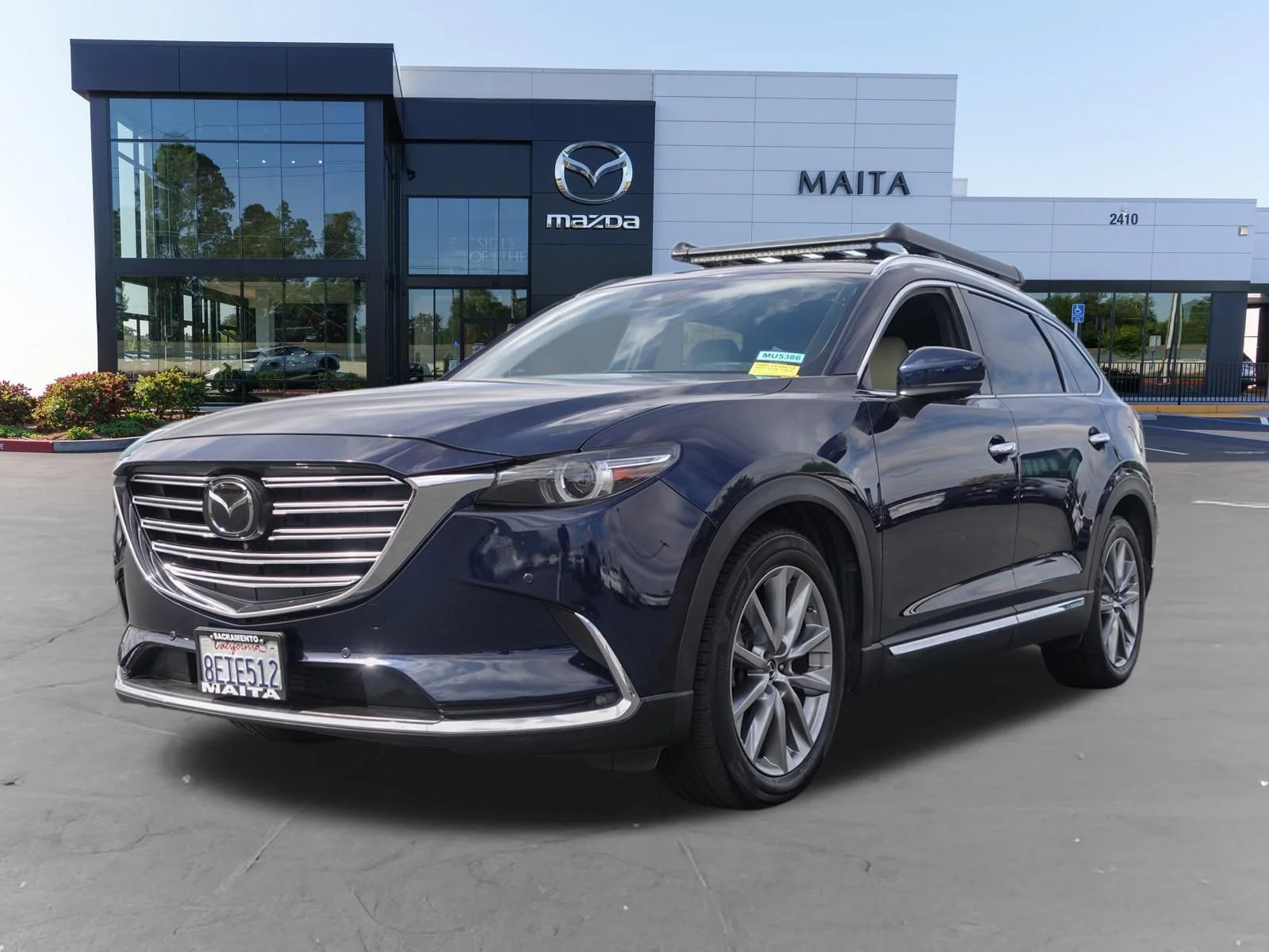 Used 2019 Deep Crystal Blue Mica Mazda Grand Touring image 8