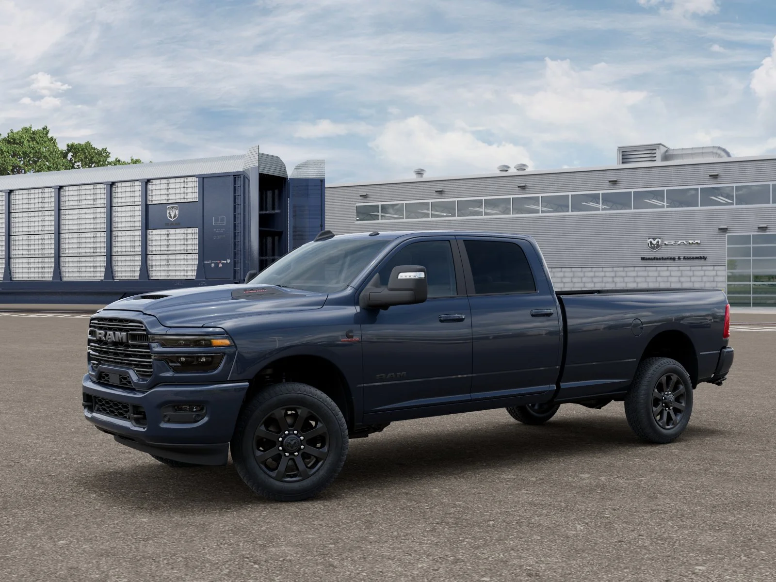 New 2026 Forged Blue Metallic Exterior Paint RAM Laramie image 16