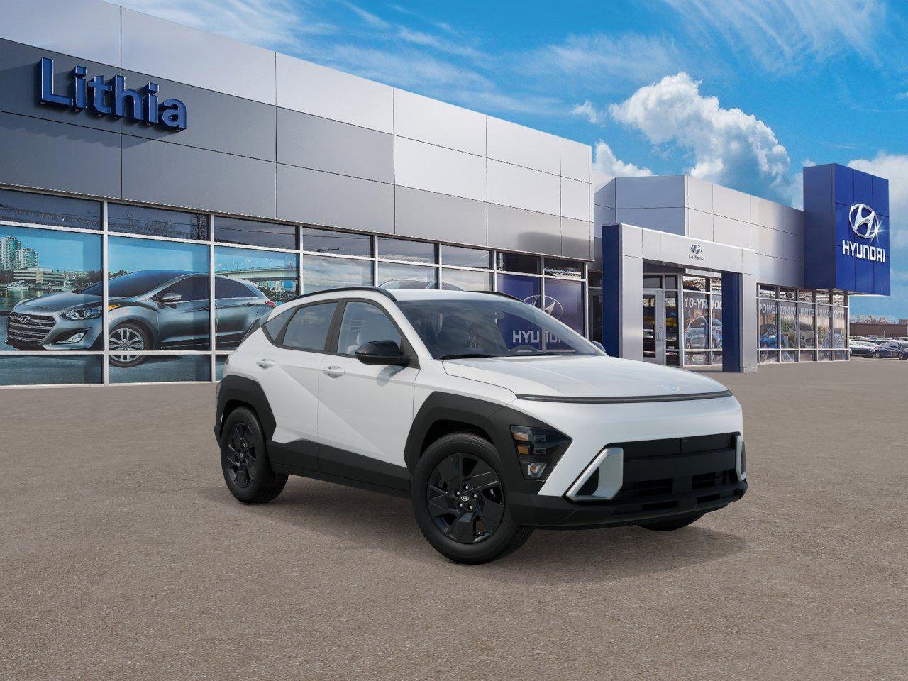 New 2027 Atlas White Hyundai SEL Sport AWD image 2