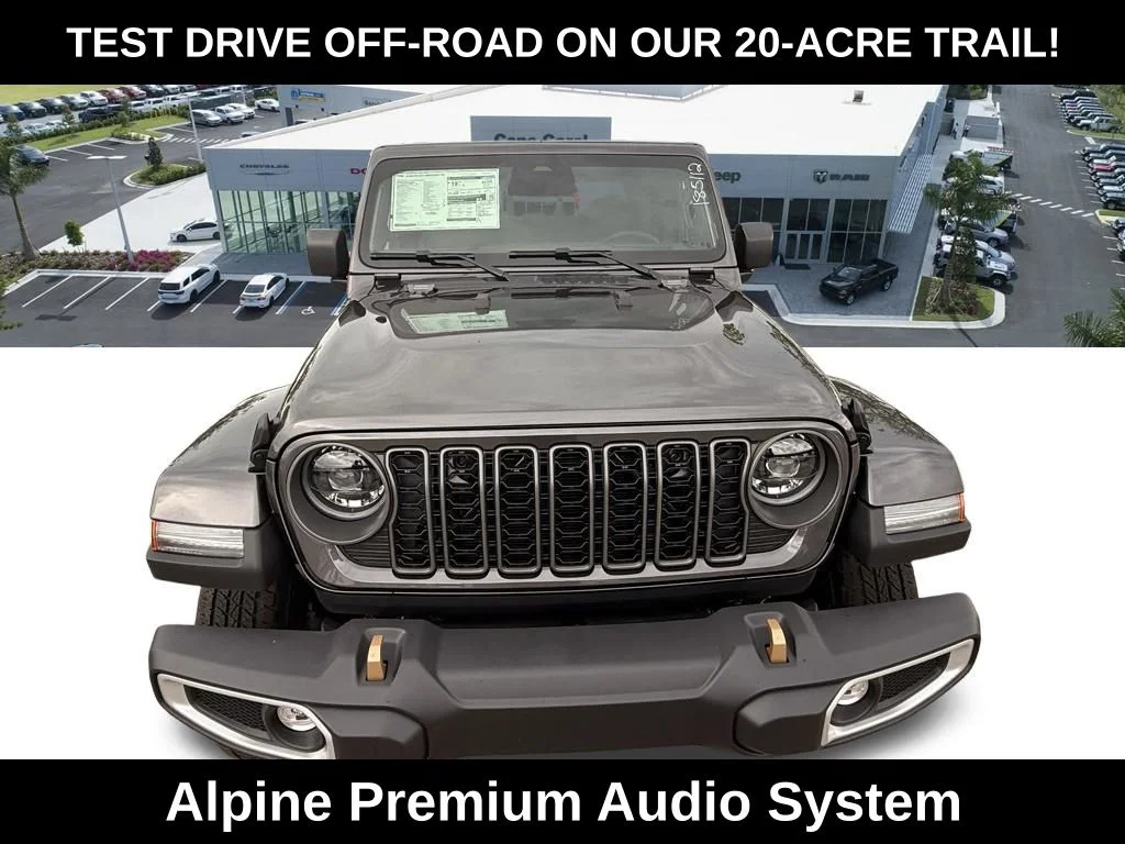 New 2026 Granite Crystal Metallic Clear-Coat Exterior Paint Jeep 85th Anniversary Edition image 8