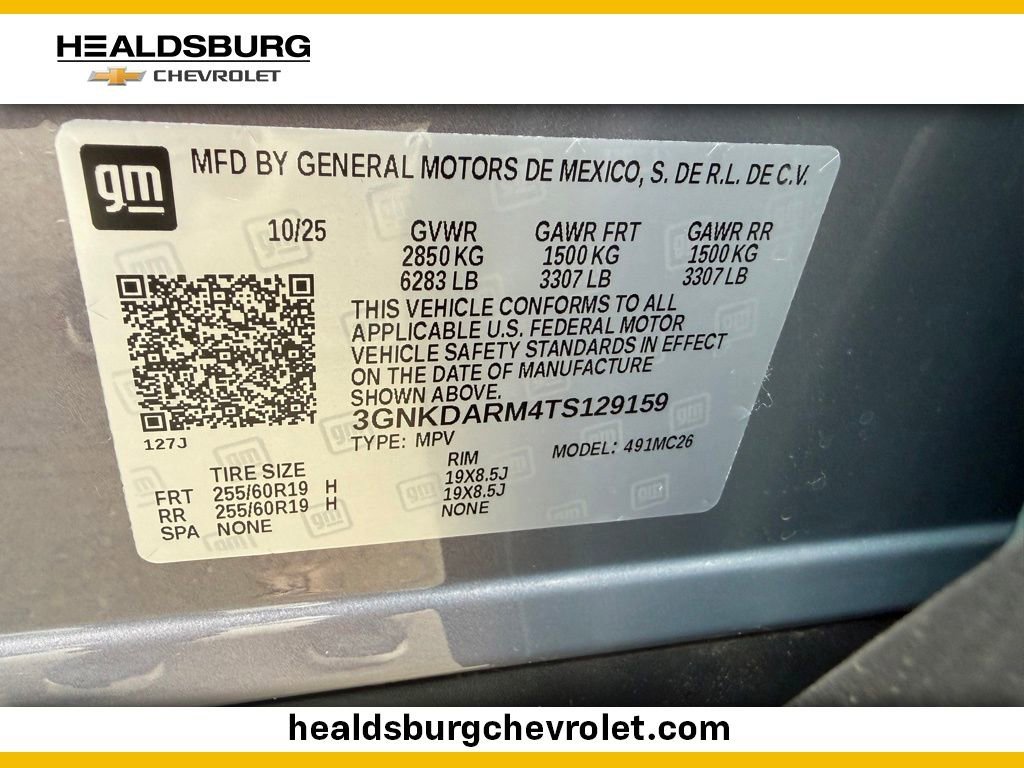 New 2026 Galaxy Gray Metallic Chevrolet LT image 29