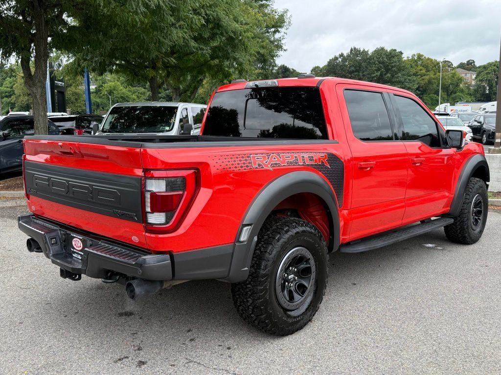 Used 2021 Orange Ford Raptor image 10