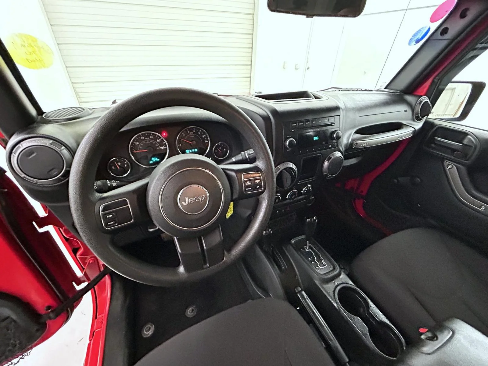 Used 2017 Red Jeep Unlimited Sport image 13