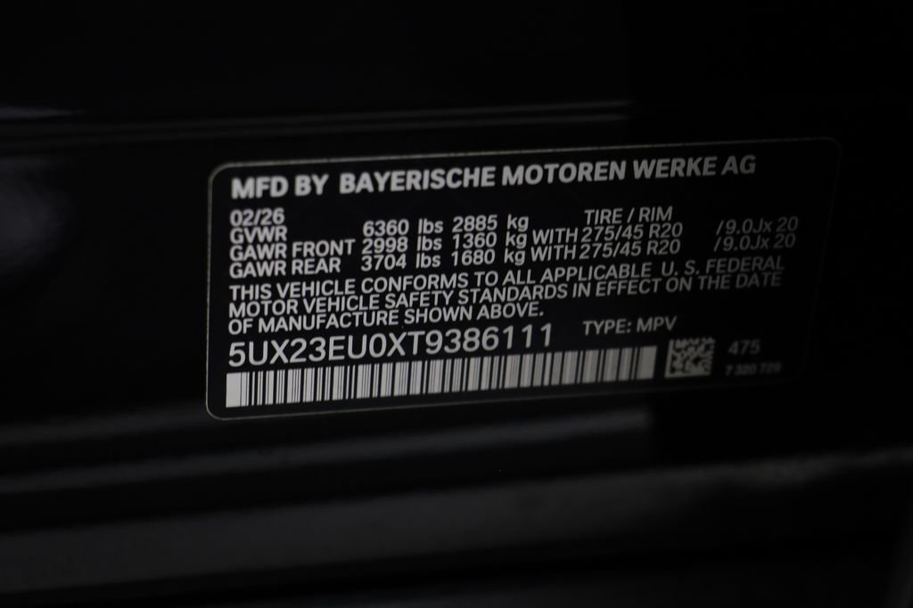 Certified Used 2026 Black Sapphire Metallic BMW xDrive40i image 23