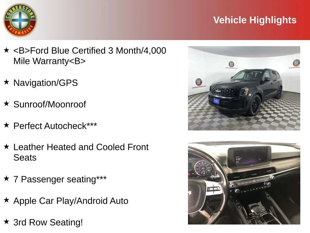 Used 2022 Kia Telluride EX with VIN 5XYP3DHC2NG260218 for sale in Elk River, Minnesota