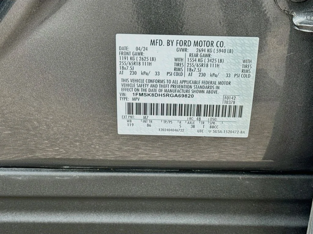Certified Used 2024 Carbonized Gray Metallic Ford XLT image 23
