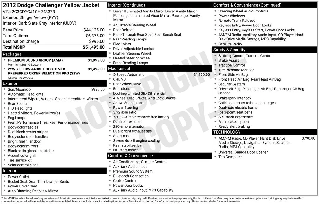 Used 2012 Yellow Dodge SRT8 392 image 7