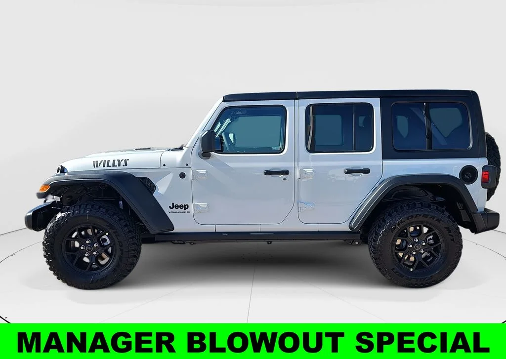 New 2026 Bright White Clear-Coat Exterior Paint Jeep Willys image 6