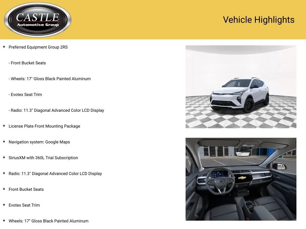 New 2027 Summit White Chevrolet RS image 3