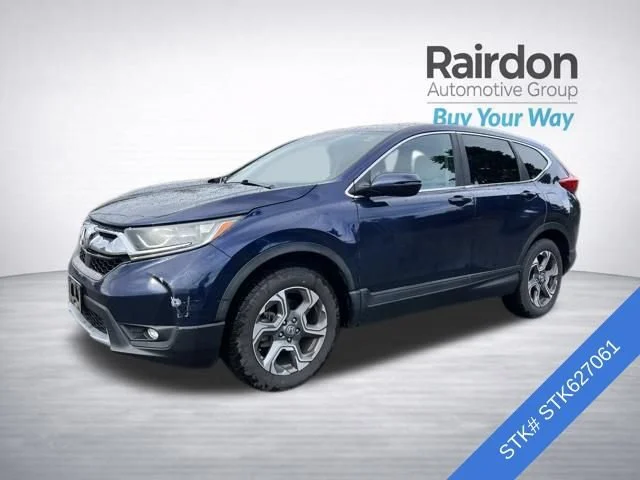 Used 2017 Obsidian Blue Pearl Honda EX image 3