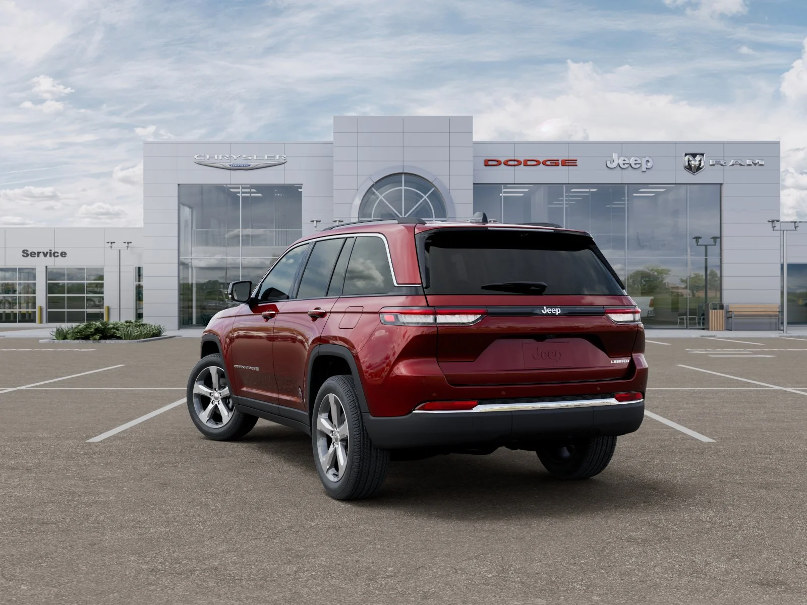 New 2026 Velvet Red Pearl-Coat Exterior Paint Jeep Limited image 33