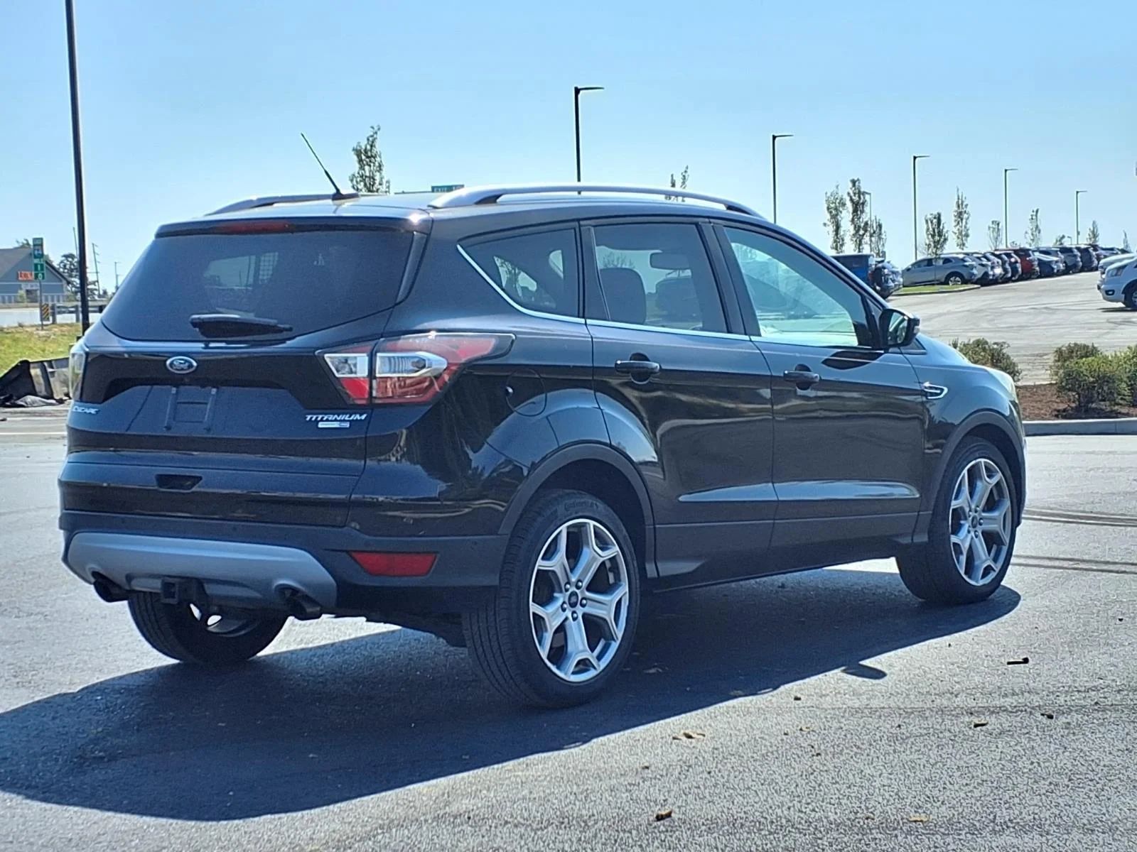 Used 2017 Shadow Black Ford Titanium image 27