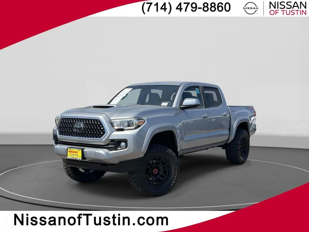 Used 2019 Silver Sky Metallic Toyota TRD Sport image 1