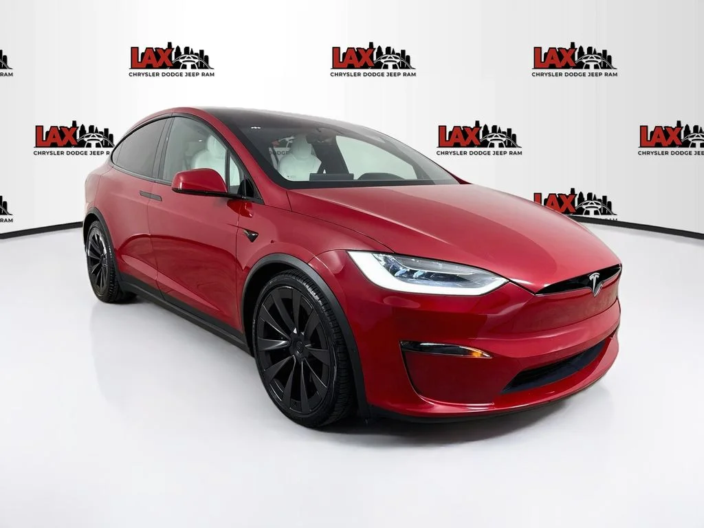 Used 2022 Red Tesla Base image 1