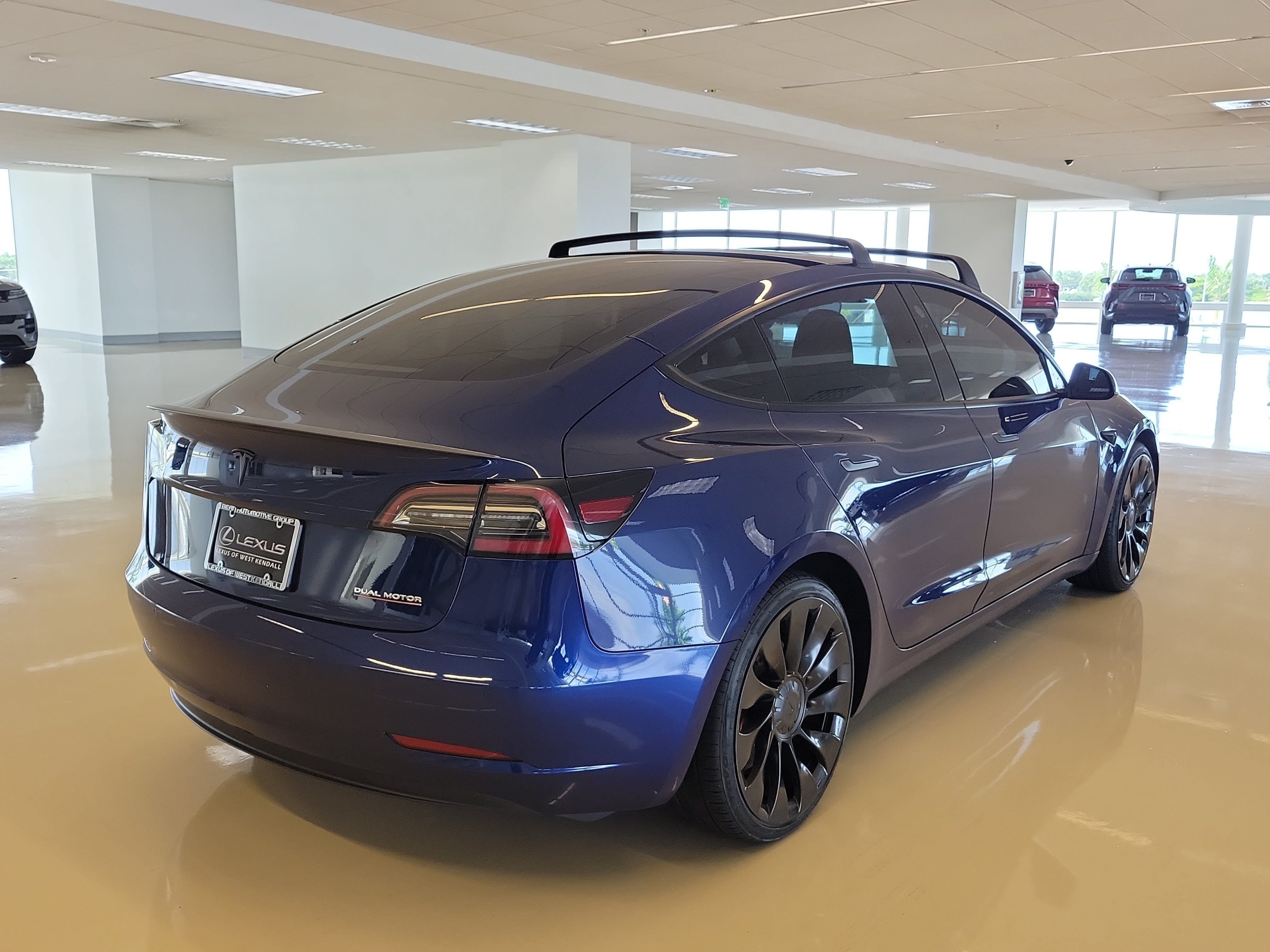 Used 2022 Deep Blue Metallic Tesla Performance image 8