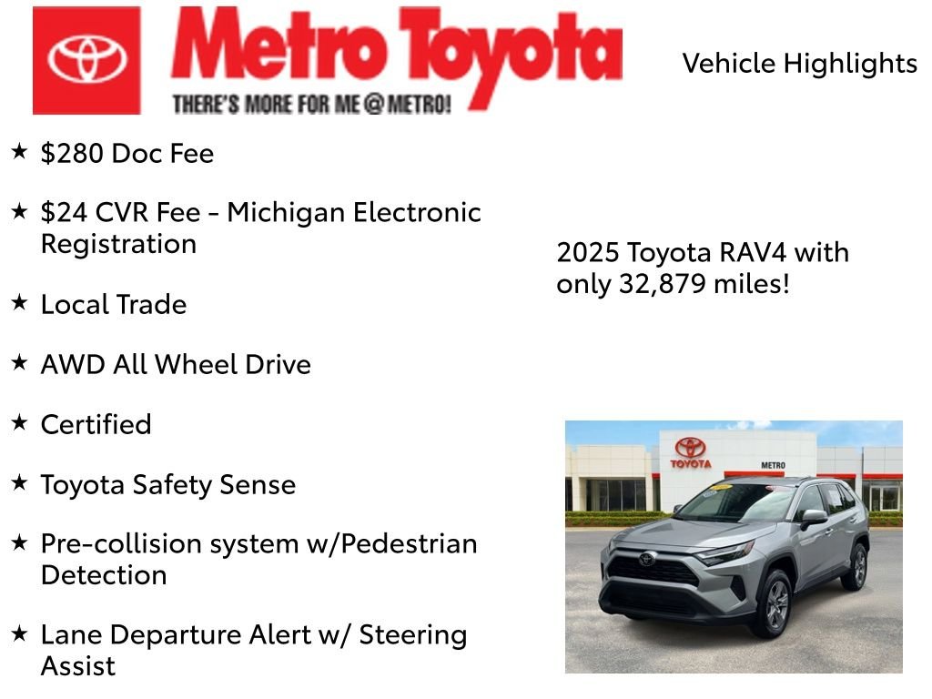Certified Used 2025 Silver Toyota XLE image 8