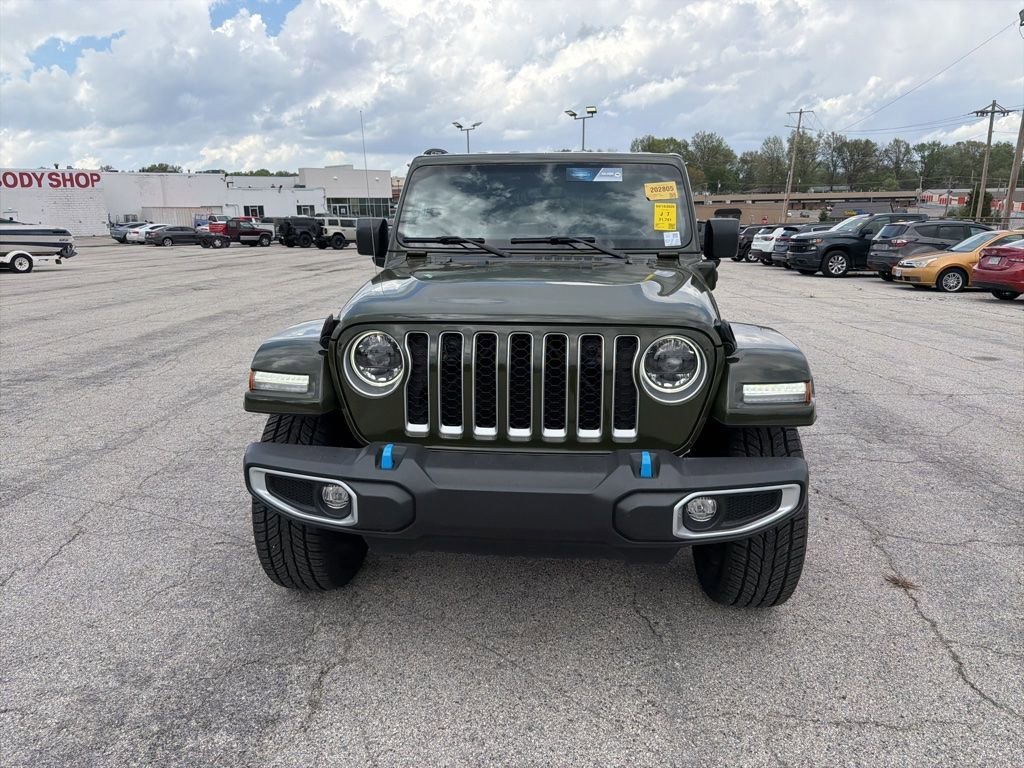 Used 2023 Jeep Wrangler 4xe Sahara 4XE with VIN 1C4JJXP65PW516883 for sale in Raytown, MO