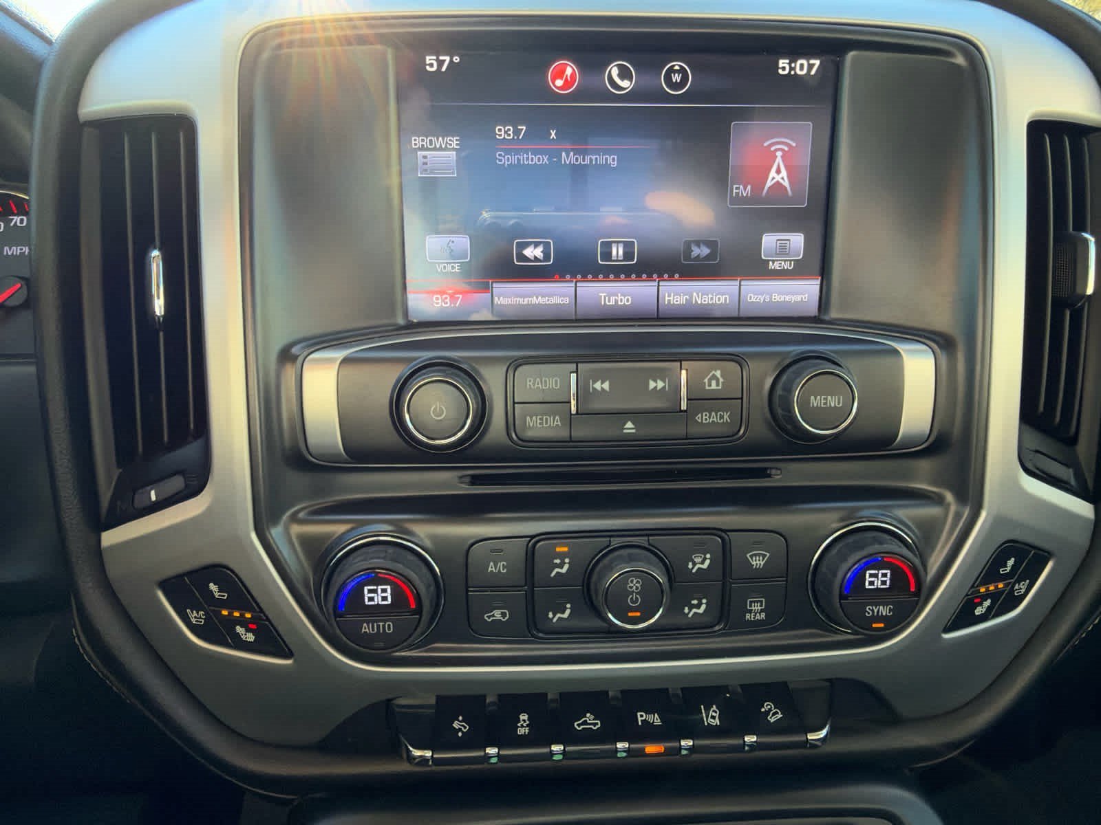 Used 2015 STONE BLUE METALLIC GMC SLT image 10
