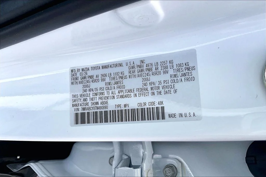 New 2026 Wind Chill Pearl Mazda 2.5 Turbo AWD image 13