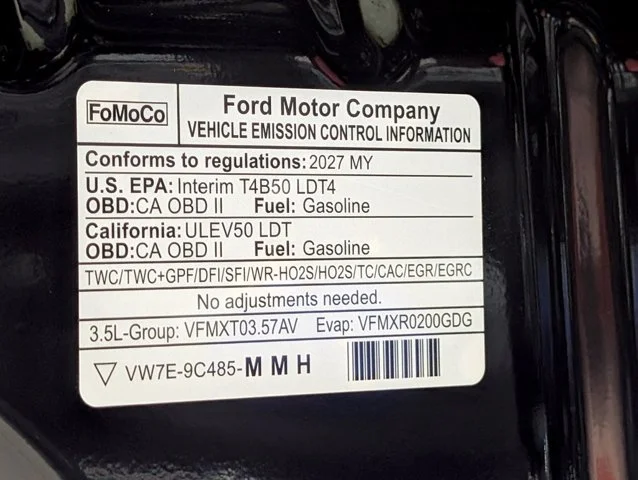 New 2027 Agate Black Metallic Ford Platinum image 66