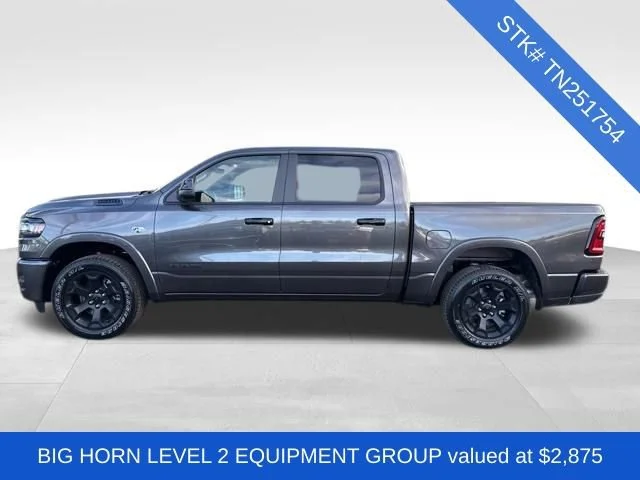 New 2026 Granite Crystal Metallic Clear-Coat Exterior Paint RAM Big Horn image 4