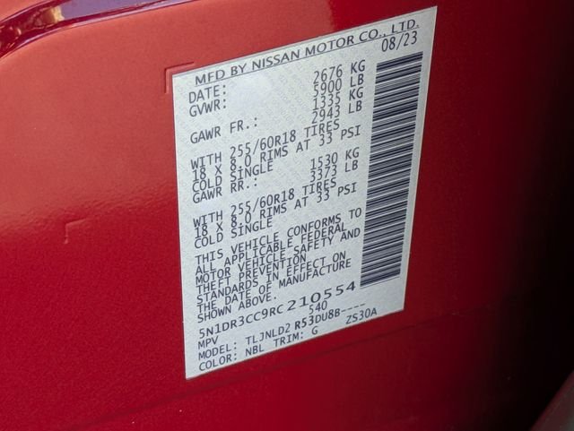 Used 2024 Red Nissan SL image 30