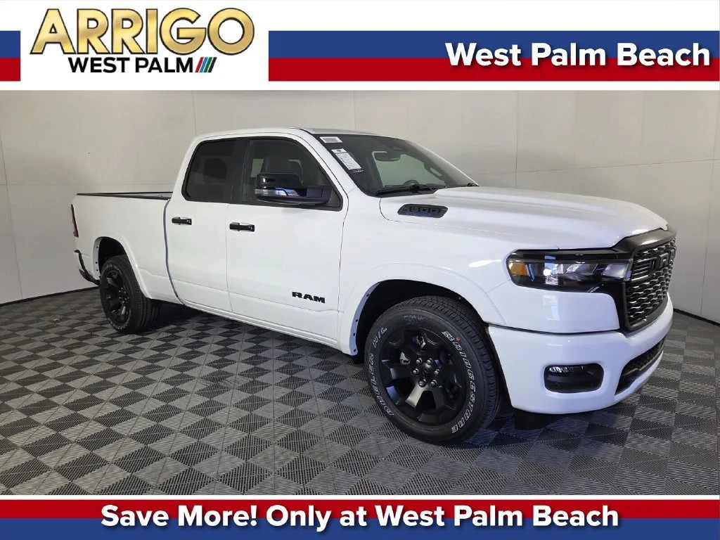 New 2026 Bright White Clear-Coat Exterior Paint RAM Big Horn image 1