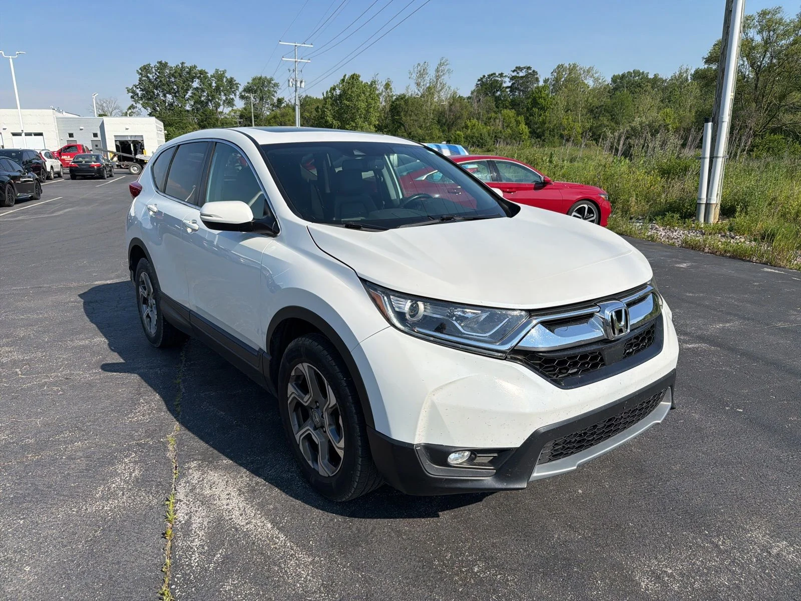 Used 2017 White Diamond Pearl Honda EX-L image 8
