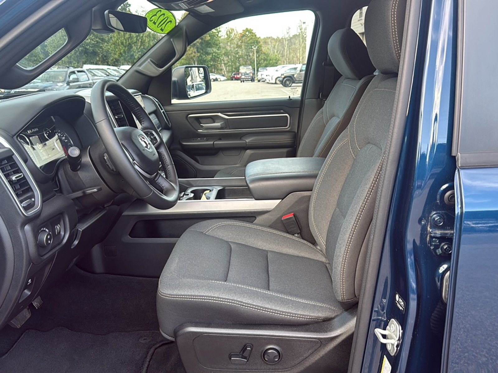 Used 2023 Patriot Blue Pearlcoat Ram Big Horn Crew Cab 4x4 5