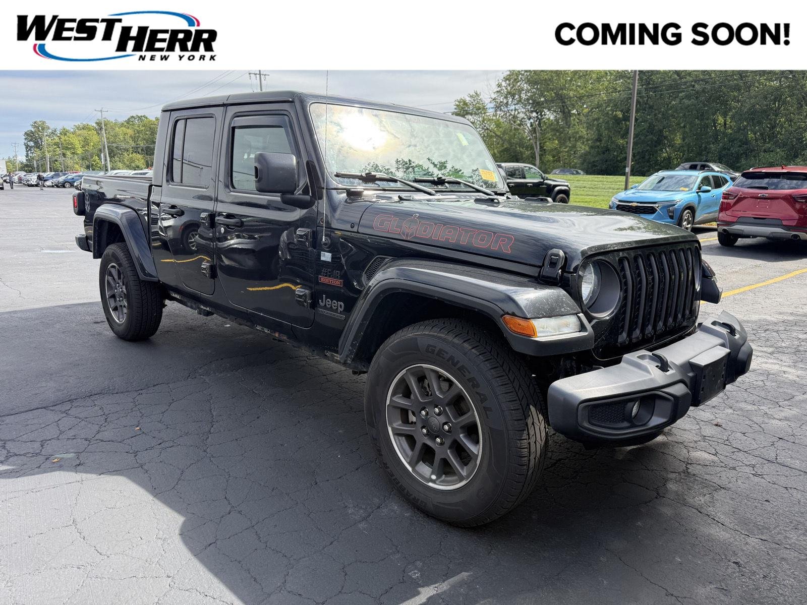 Used 2021 Black Clearcoat Jeep 80th Anniversary image 1